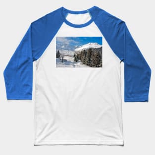 Courchevel 1850 Three Valleys French Alps France Baseball T-Shirt